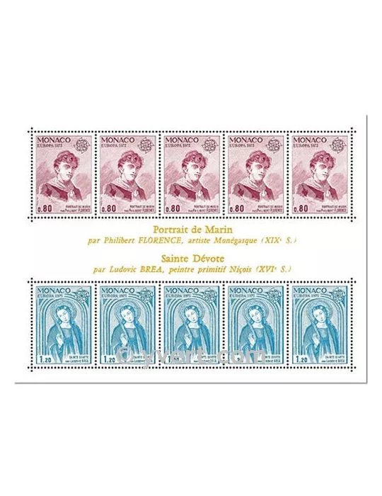 n° 10 - Timbre Monaco Bloc et feuillets