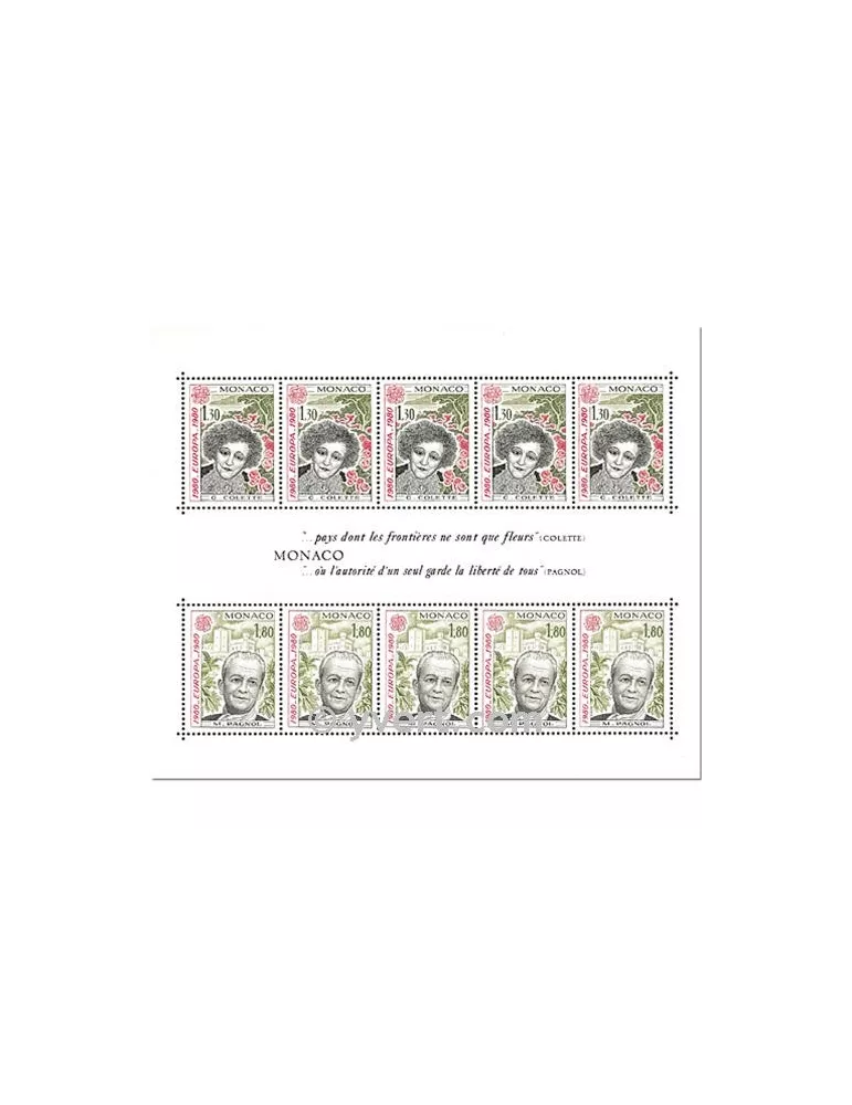 n° 18 - Timbre Monaco Bloc et feuillets