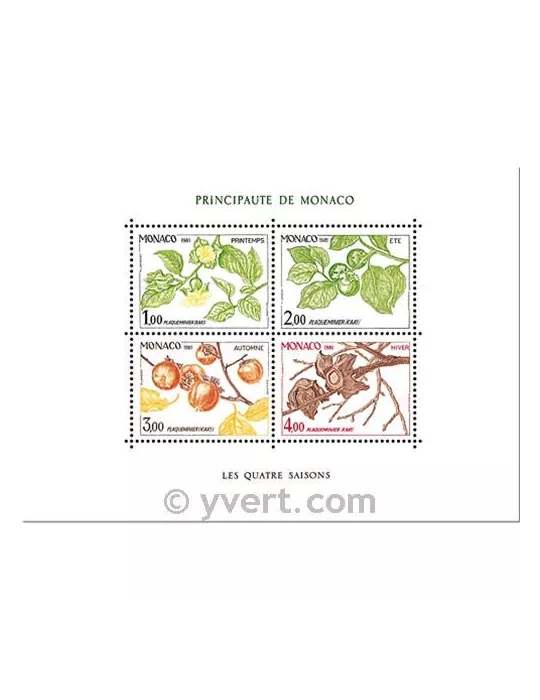 n° 20 - Timbre Monaco Bloc et feuillets