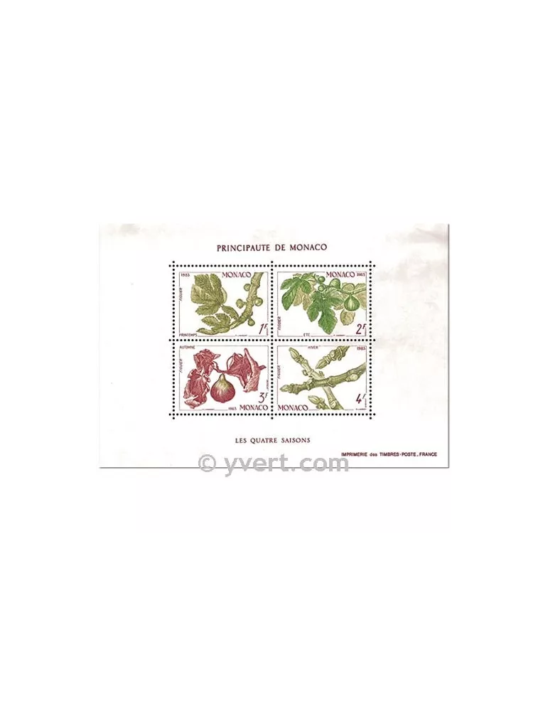 n° 26 - Timbre Monaco Bloc et feuillets