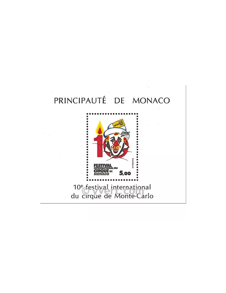 n° 29 - Timbre Monaco Bloc et feuillets