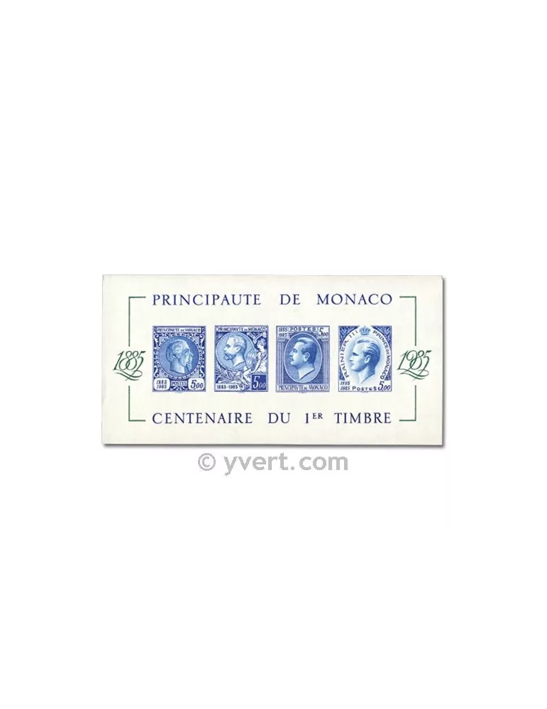 n° 33a - Timbre Monaco Bloc et feuillets
