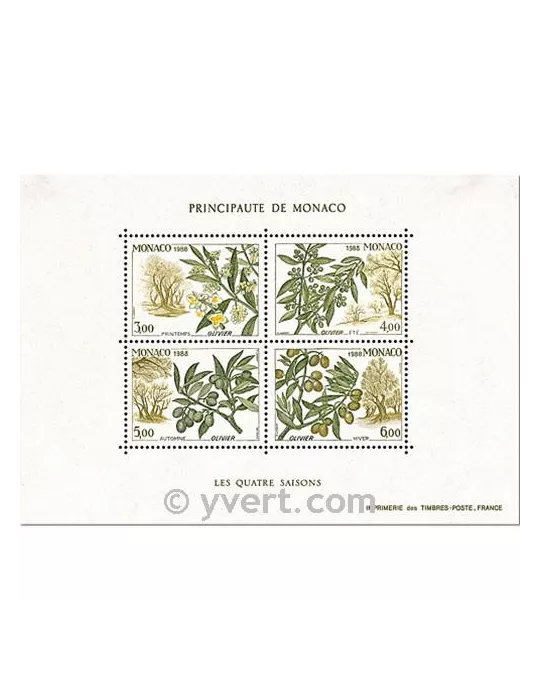 n° 43 - Timbre Monaco Bloc et feuillets