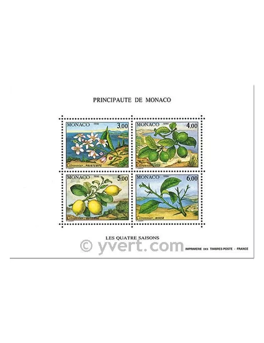 n° 51 - Timbre Monaco Bloc et feuillets