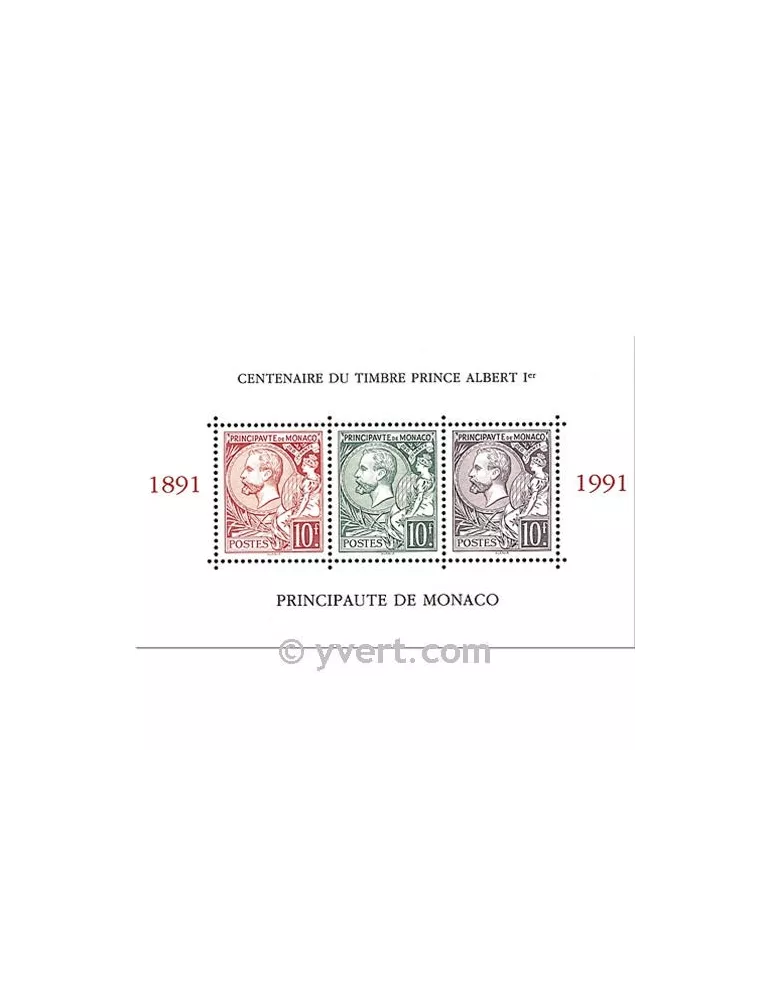 n° 53 - Timbre Monaco Bloc et feuillets