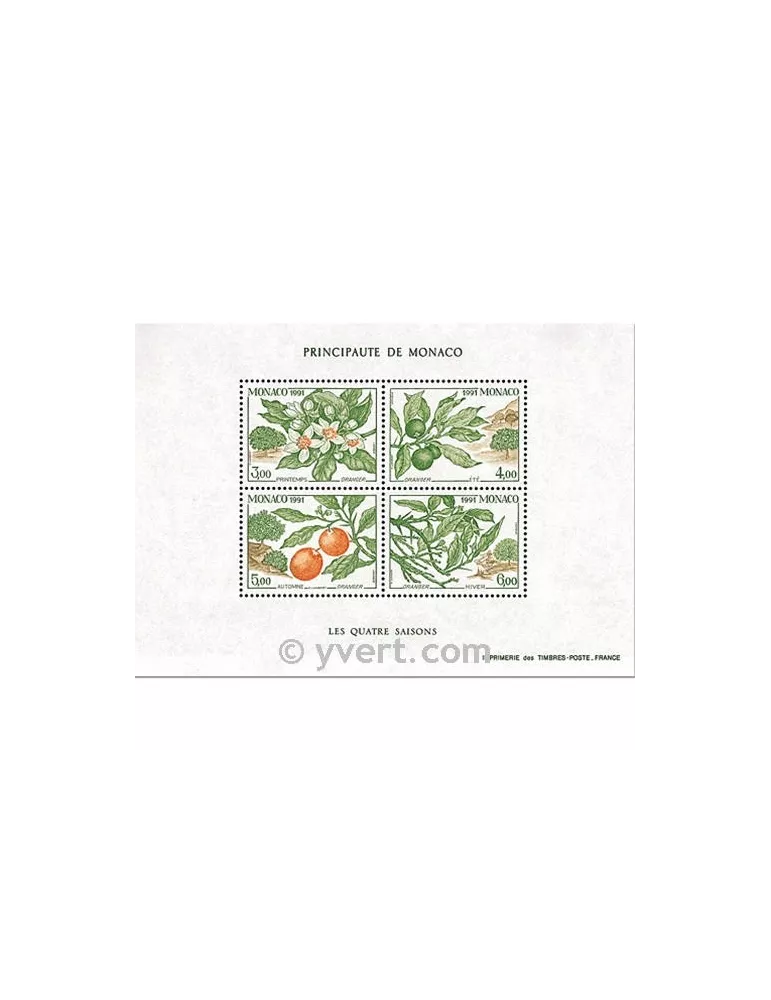 n° 54 - Timbre Monaco Bloc et feuillets