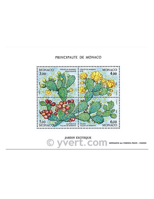 n° 55 - Timbre Monaco Bloc et feuillets