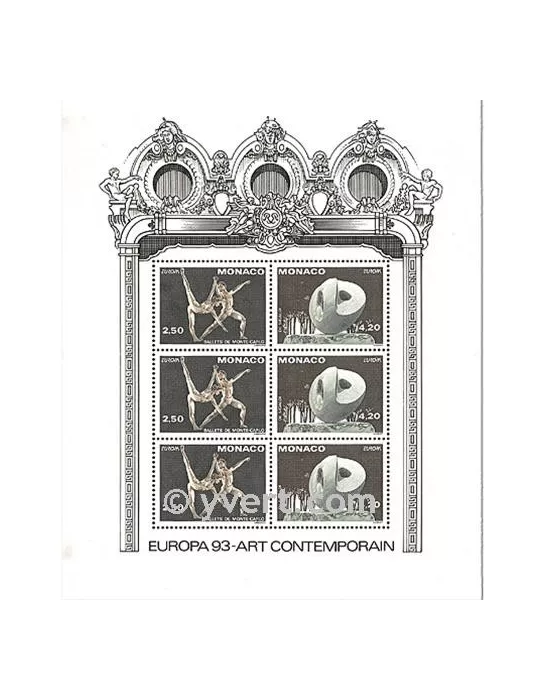 n° 61 - Timbre Monaco Bloc et feuillets