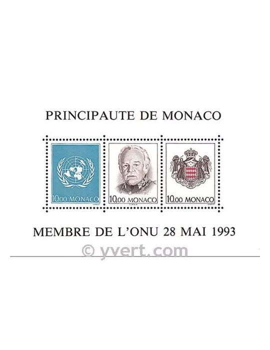 n° 62 - Timbre Monaco Bloc et feuillets