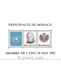 n° 62 - Timbre Monaco Bloc et feuillets