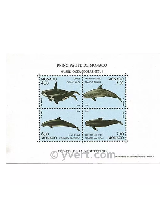 n° 64 - Timbre Monaco Bloc et feuillets