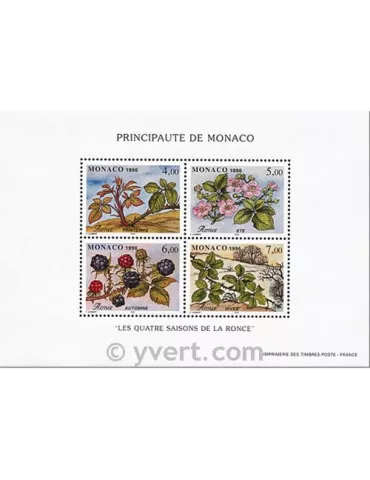 n° 74 - Timbre Monaco Bloc et feuillets