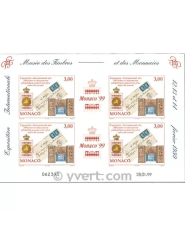 n° 81 - Timbre Monaco Bloc et feuillets