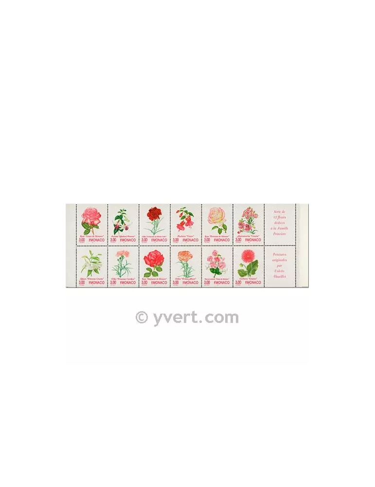 n° 12 - Timbre Monaco Carnets