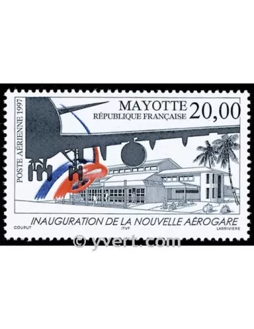 n° 1 - Timbre Mayotte Poste aérienne