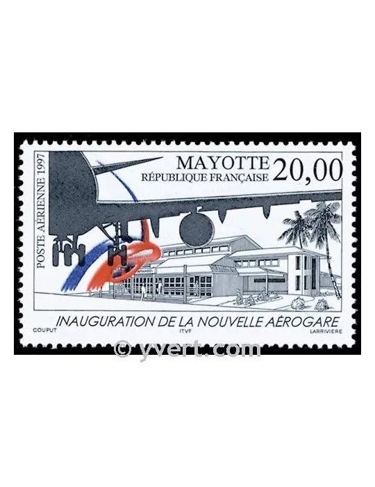 n° 1 - Timbre Mayotte Poste aérienne