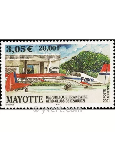 n° 5 - Timbre Mayotte Poste aérienne