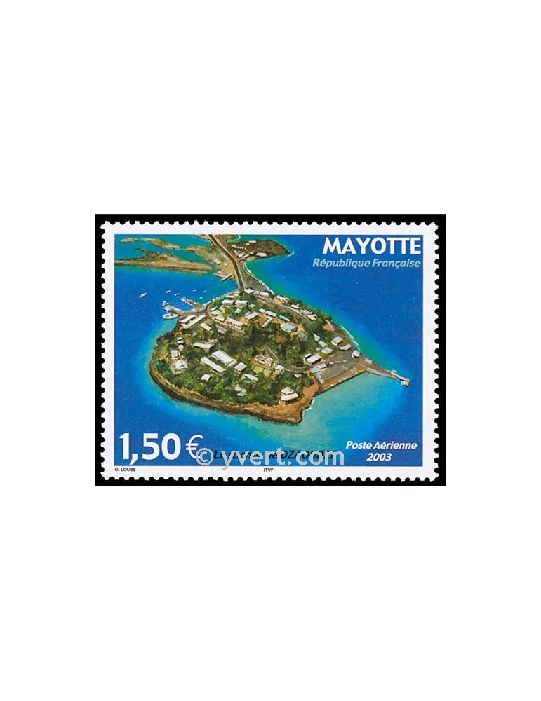 n° 6 - Timbre Mayotte Poste aérienne