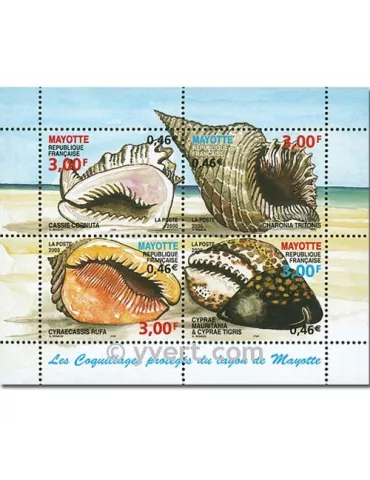 n° 4 - Timbre Mayotte Blocs et feuillets