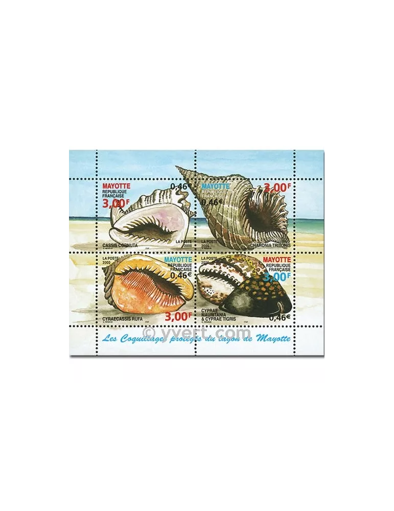 n° 4 - Timbre Mayotte Blocs et feuillets