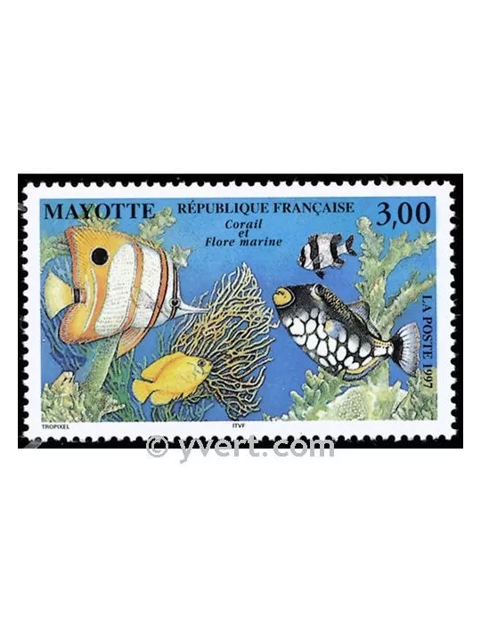 n° 51 - Timbre Mayotte Poste