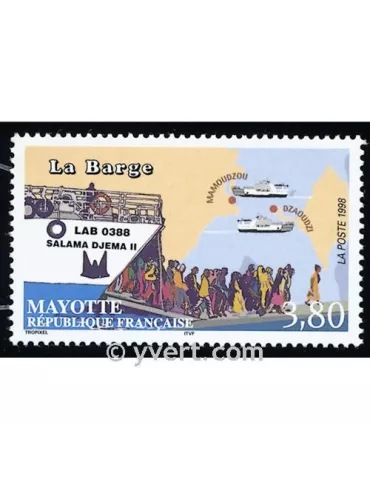 n° 56 - Timbre Mayotte Poste