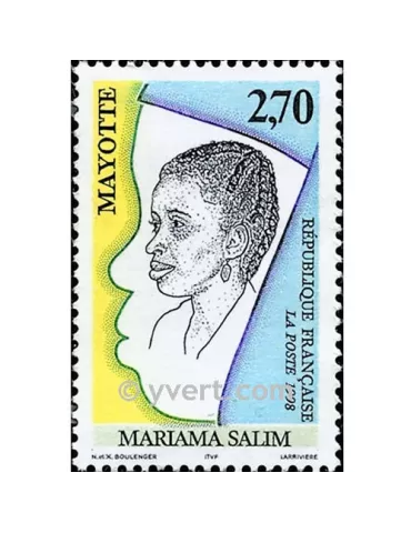 n° 58 - Timbre Mayotte Poste
