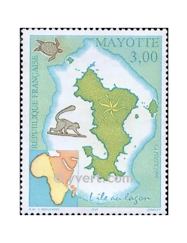 n° 69 - Timbre Mayotte Poste