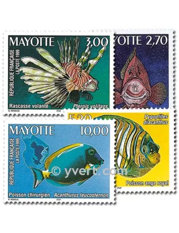 n° 71/74 - Timbre Mayotte Poste