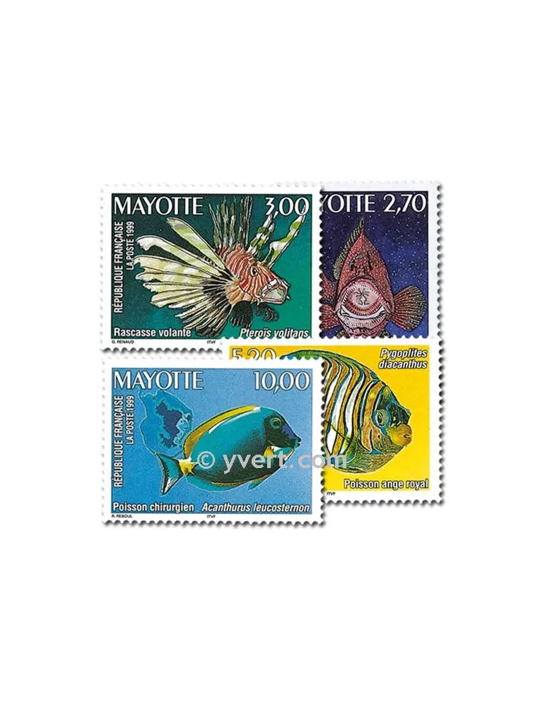 n° 71/74 - Timbre Mayotte Poste