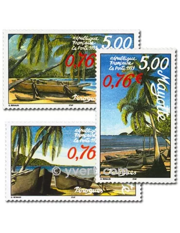 n° 76B/76D (BF 2) - Timbre Mayotte Poste
