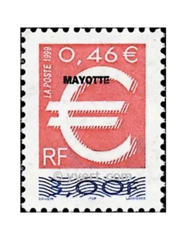 n° 77 - Timbre Mayotte Poste