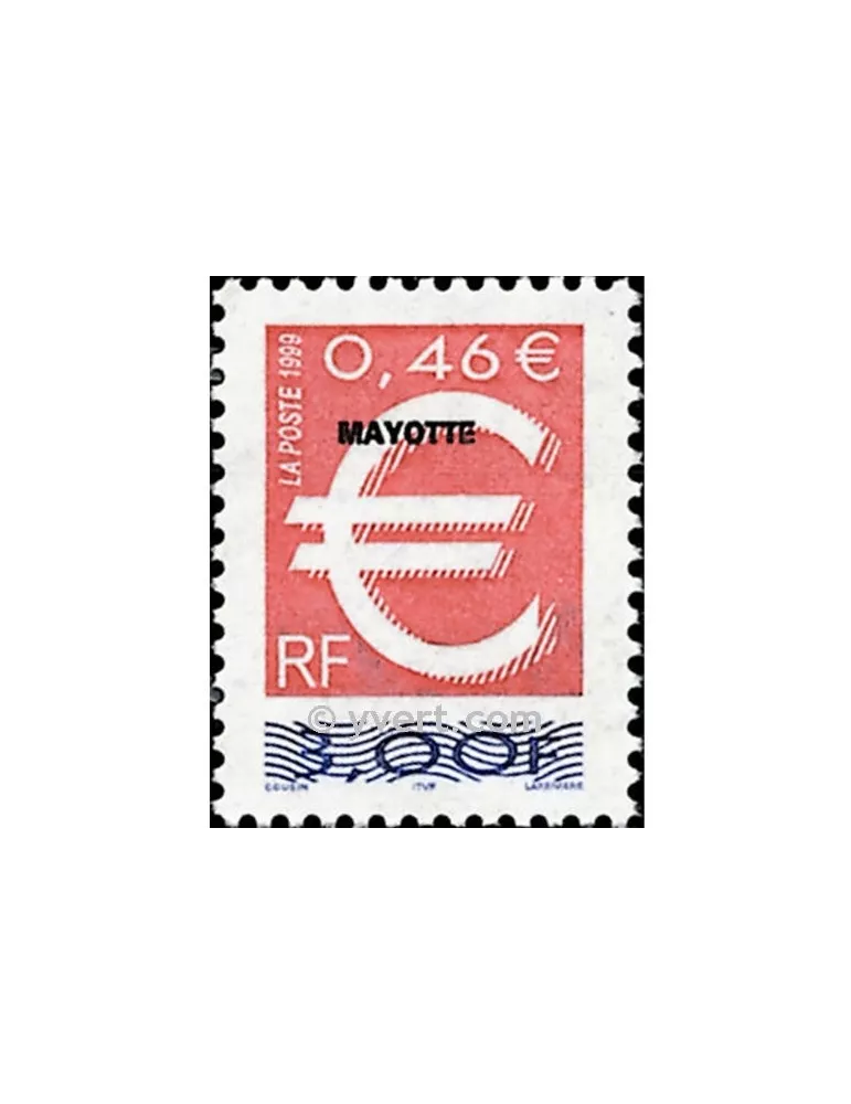 n° 77 - Timbre Mayotte Poste