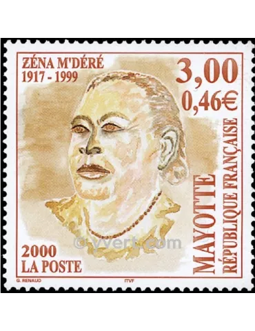 n° 89 - Timbre Mayotte Poste