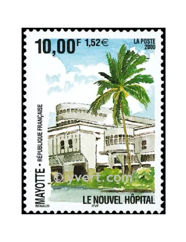 n° 91 - Timbre Mayotte Poste