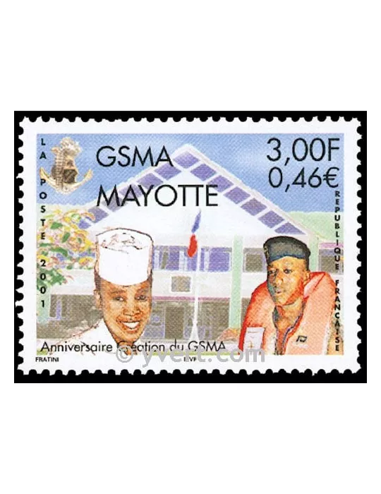 n° 108 - Timbre Mayotte Poste