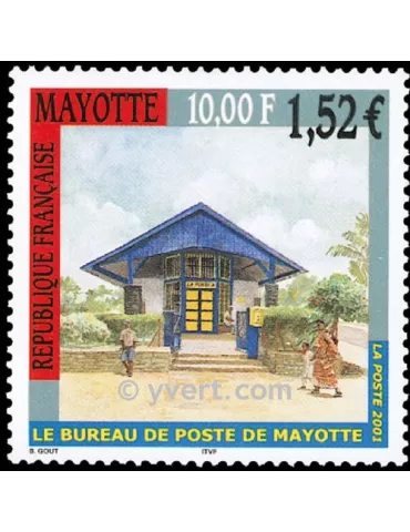 n° 109 - Timbre Mayotte Poste