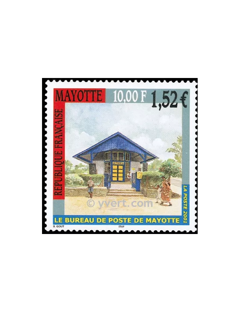 n° 109 - Timbre Mayotte Poste