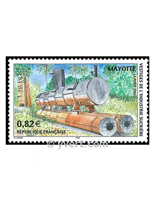 n° 133 - Timbre Mayotte Poste
