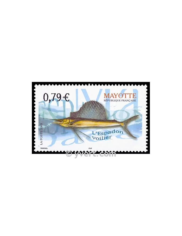 n° 143 - Timbre Mayotte Poste