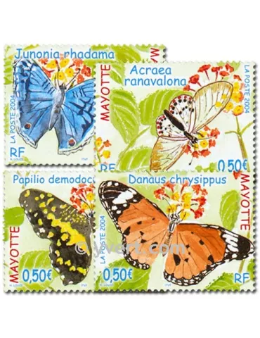 n° 154/157 - Timbre Mayotte Poste