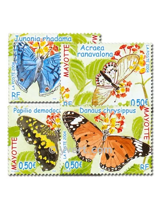 n° 154/157 - Timbre Mayotte Poste