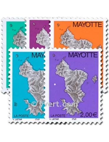 n° 158/162 - Timbre Mayotte Poste