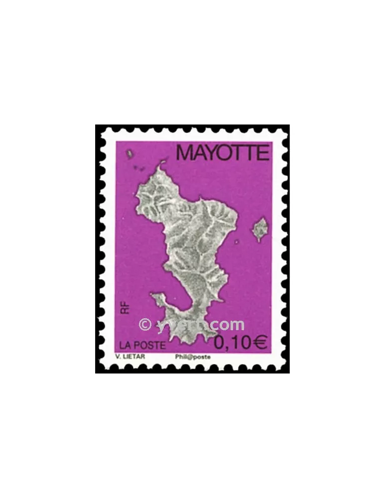 n°159a - Timbre Mayotte Poste
