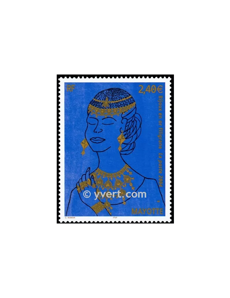 n° 163 - Timbre Mayotte Poste