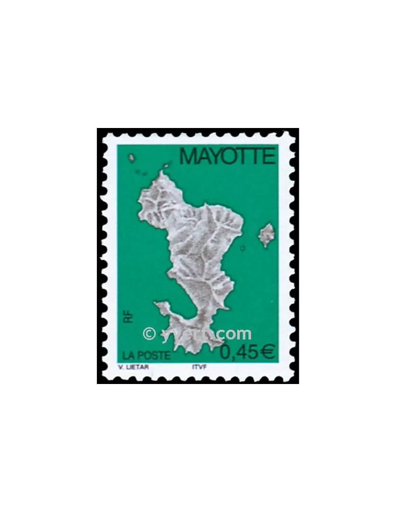 n° 165 - Timbre Mayotte Poste