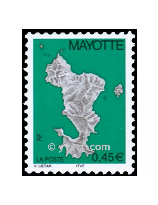 n° 165 - Timbre Mayotte Poste