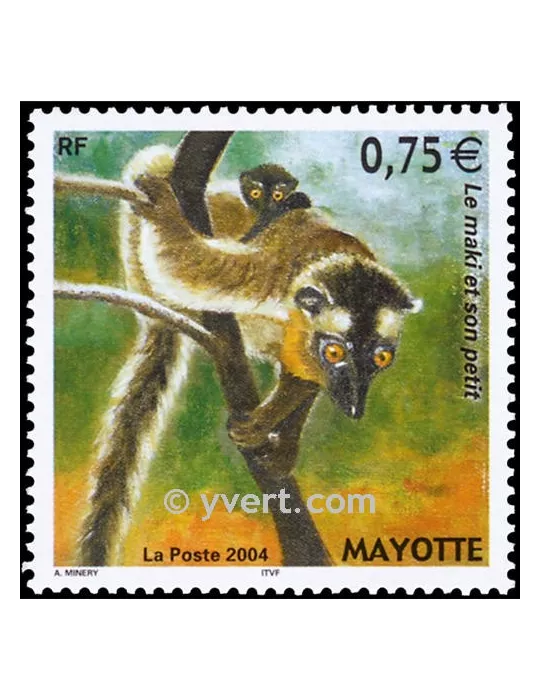 n° 167 - Timbre Mayotte Poste