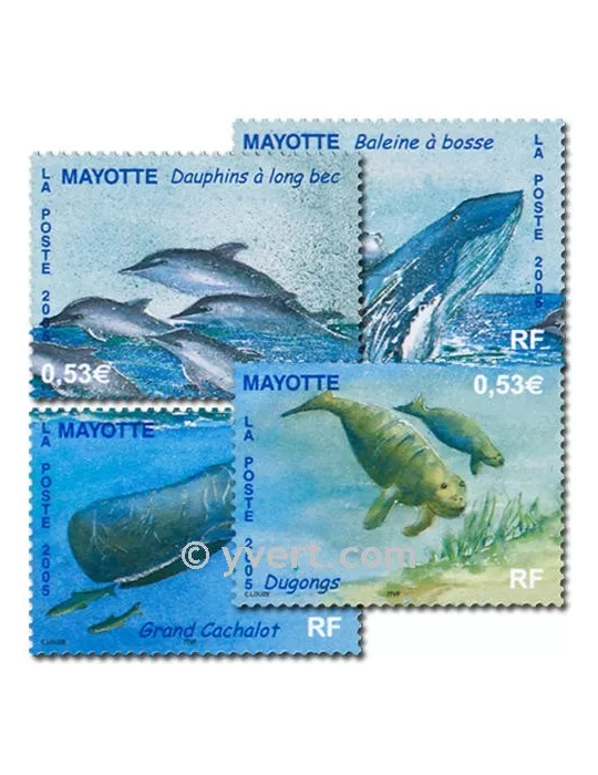 n° 173/176 - Timbre Mayotte Poste