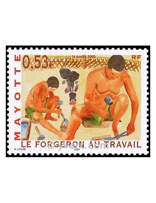 n° 182 - Timbre Mayotte Poste